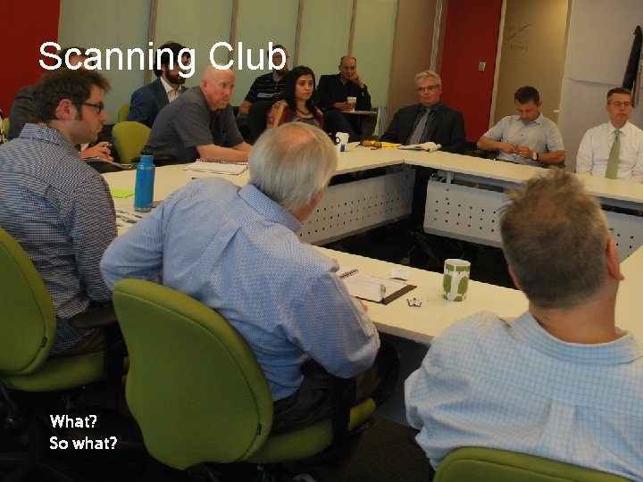 Scanning Club What? So what? 