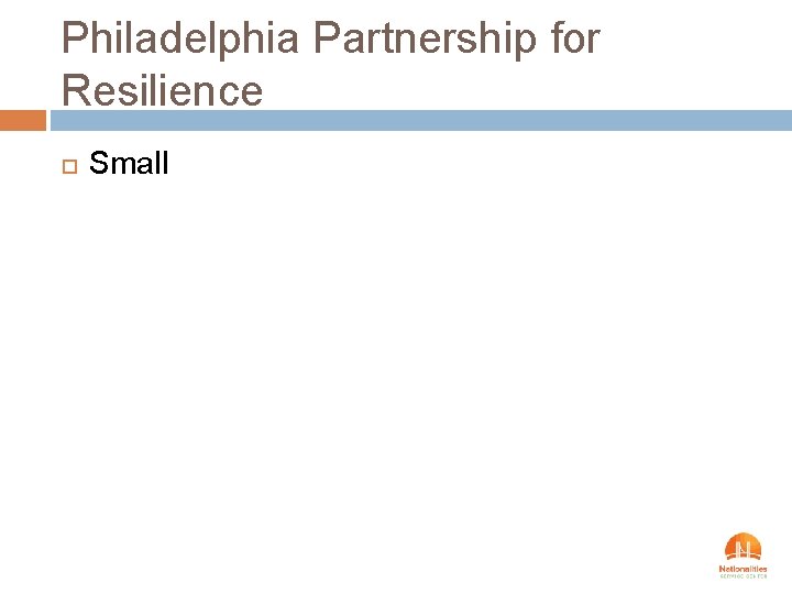 Philadelphia Partnership for Resilience Small 