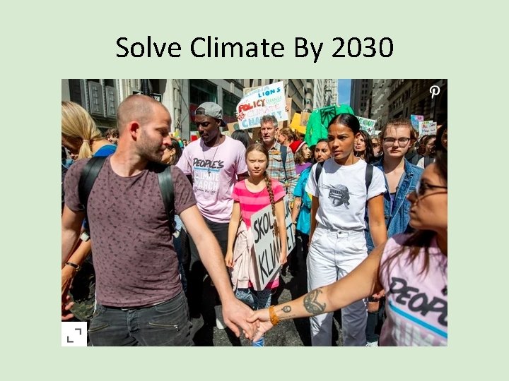 Solve Climate By 2030 