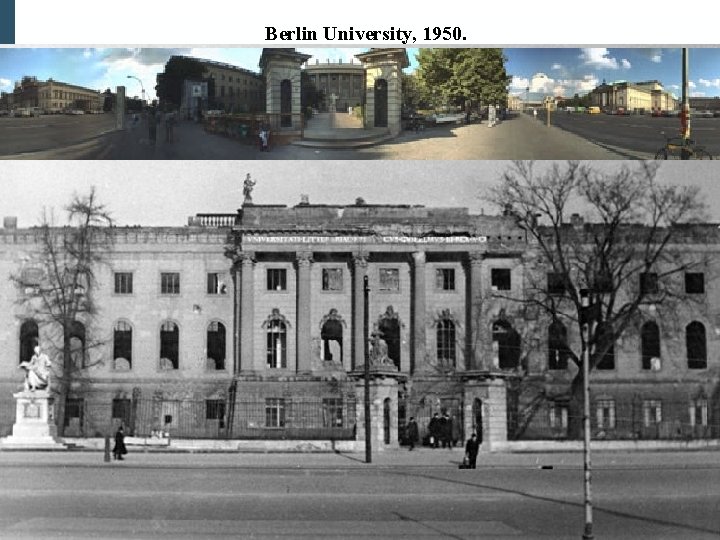 Berlin University, 1950. 
