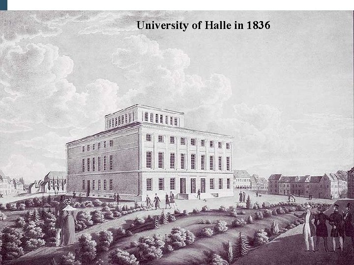 University of Halle in 1836 