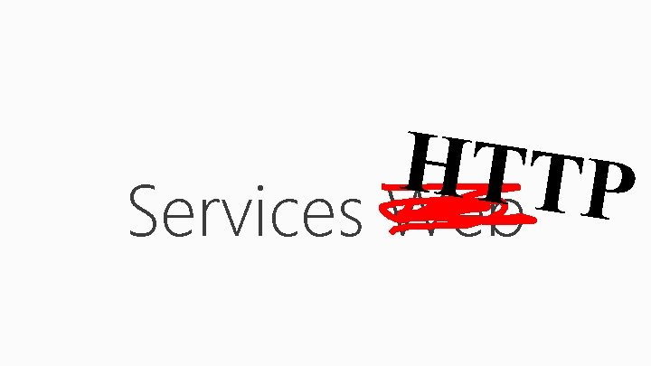 HTTP Services Web 