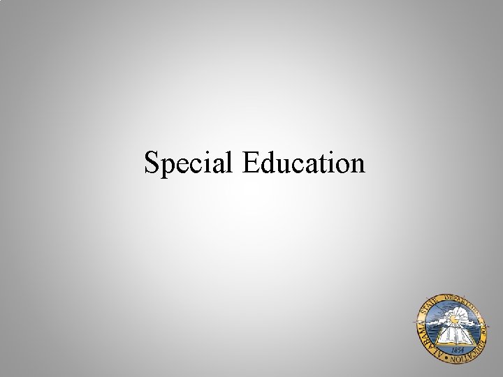 Special Education 