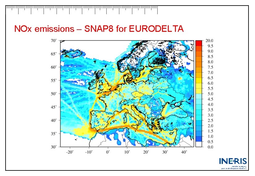 NOx emissions – SNAP 8 for EURODELTA 