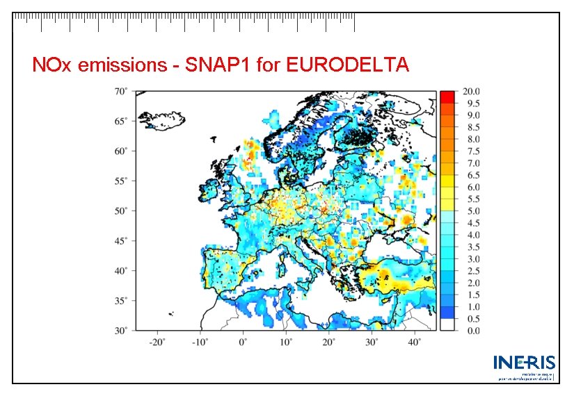 NOx emissions - SNAP 1 for EURODELTA 