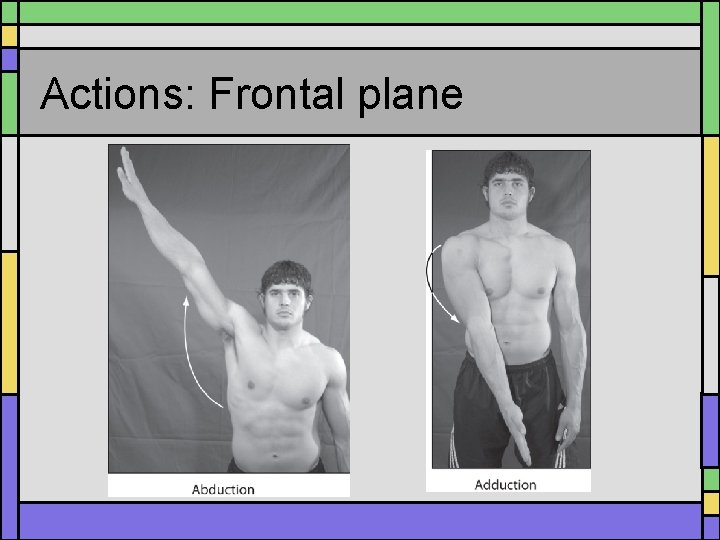 Actions: Frontal plane 