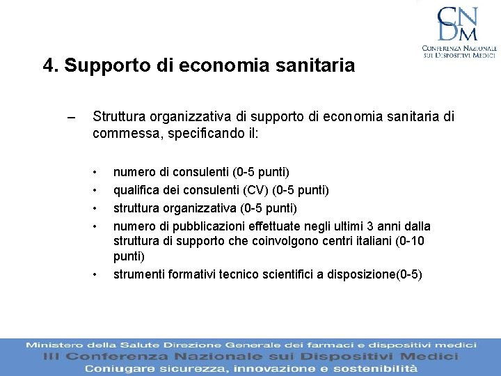4. Supporto di economia sanitaria – Struttura organizzativa di supporto di economia sanitaria di 4. Supporto di economia sanitaria – Struttura organizzativa di supporto di economia sanitaria di