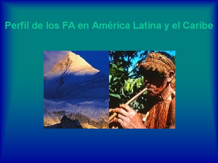 Perfil de los FA en América Latina y el Caribe 