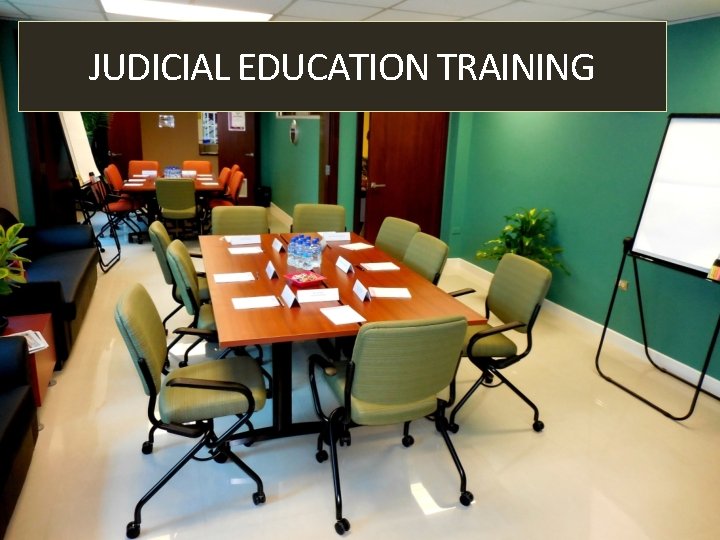 JUDICIAL EDUCATION TRAINING 