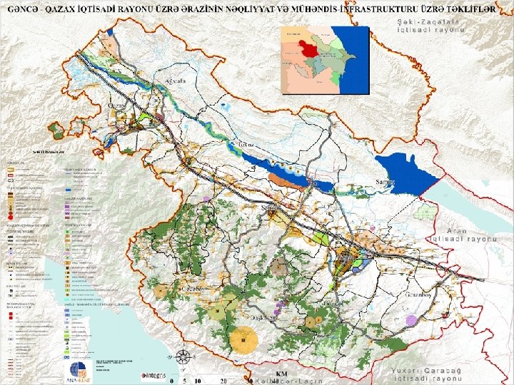 Gəncə - Qazax iqtisadi regionu Ərazi – 1 248 000 ha Əhali – 1