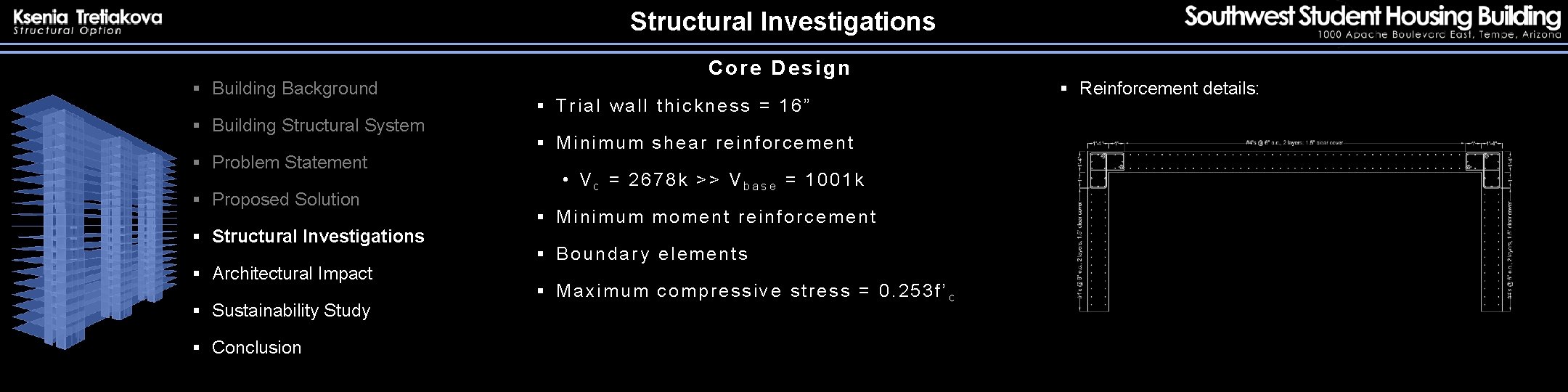 Structural Investigations § Building Background § Building Structural System § Problem Statement § Proposed