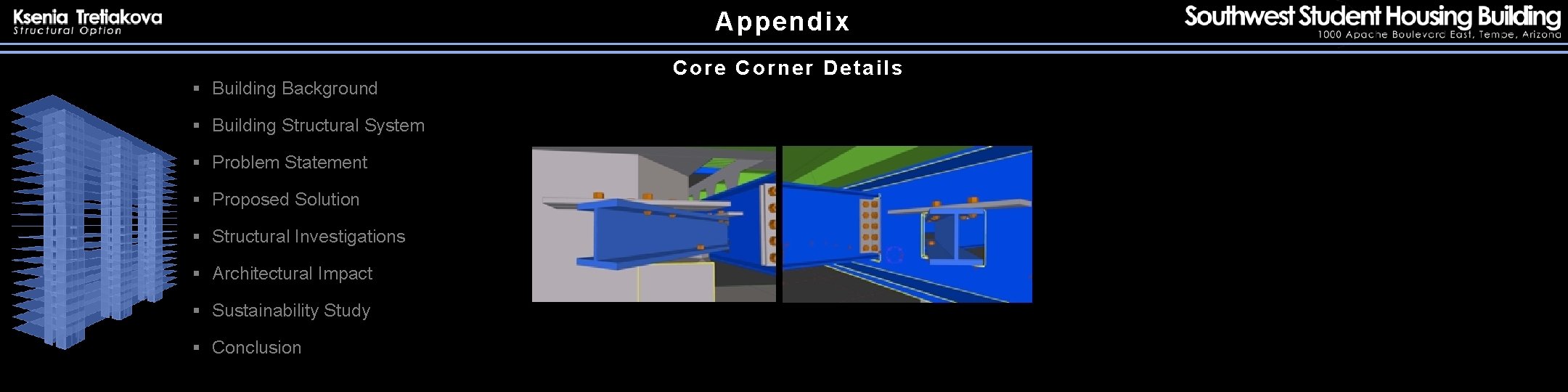 Appendix § Building Background § Building Structural System § Problem Statement § Proposed Solution