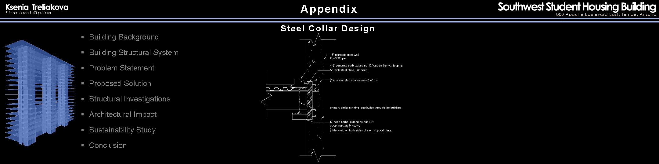 Appendix § Building Background § Building Structural System § Problem Statement § Proposed Solution