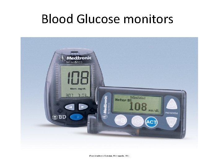 Blood Glucose monitors 