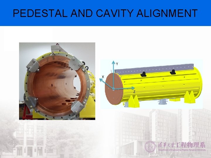 PEDESTAL AND CAVITY ALIGNMENT 