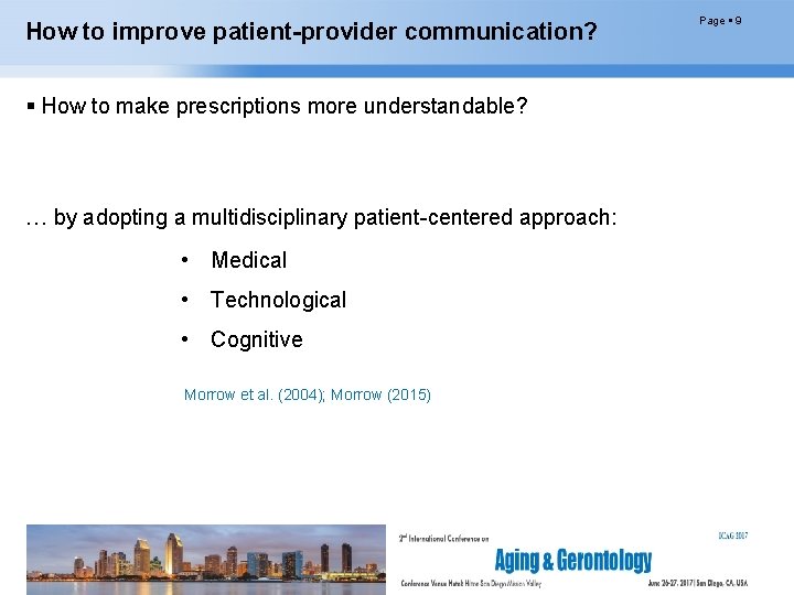 How to improve patient-provider communication? How to make prescriptions more understandable? … by adopting