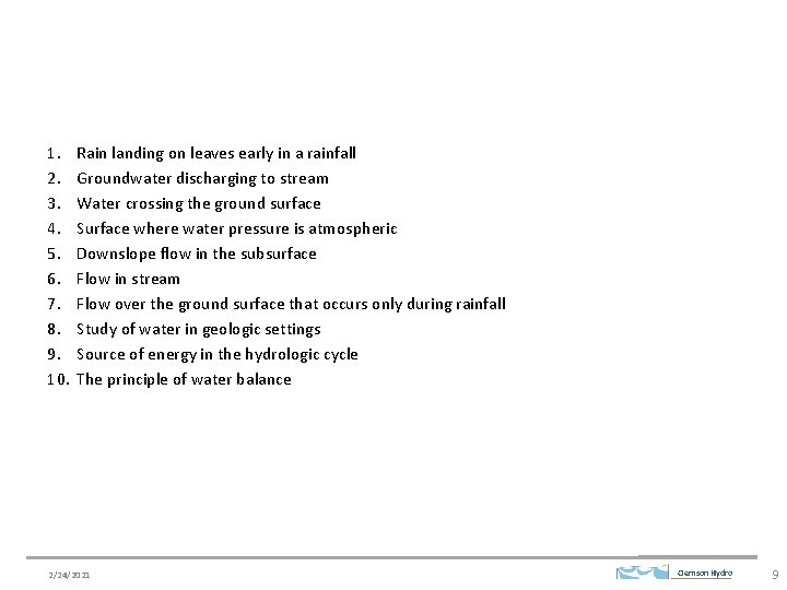 1. 2. 3. 4. 5. 6. 7. 8. 9. 10. Rain landing on leaves