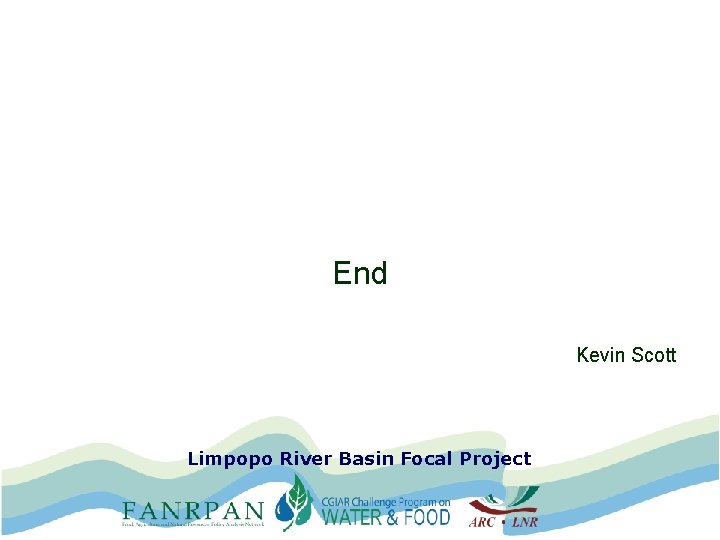 End Kevin Scott Limpopo River Basin Focal Project 