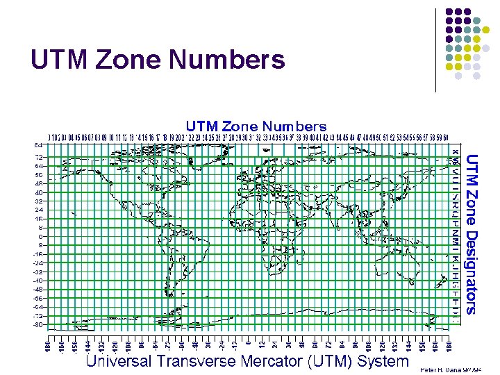 UTM Zone Numbers 