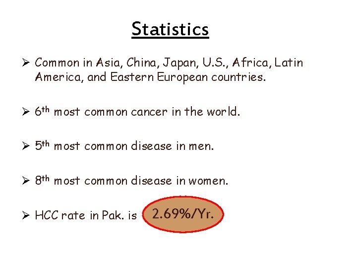 Statistics Common in Asia, China, Japan, U. S. , Africa, Latin America, and Eastern