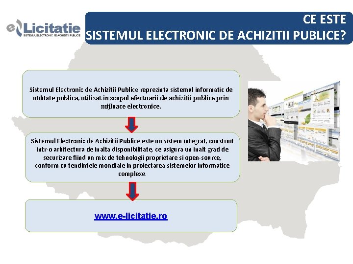 CE ESTE SISTEMUL ELECTRONIC DE ACHIZITII PUBLICE? Sistemul Electronic de Achizitii Publice reprezinta sistemul