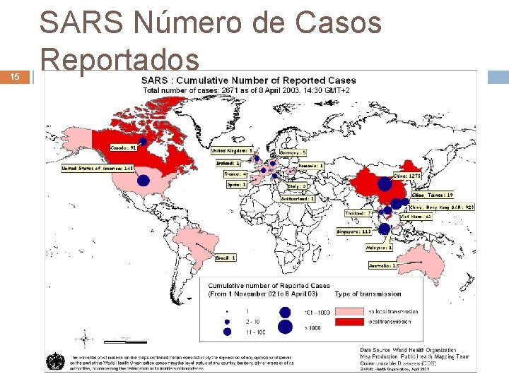 15 SARS Número de Casos Reportados André de Carvalho - ICMC/USP 24/02/2021 