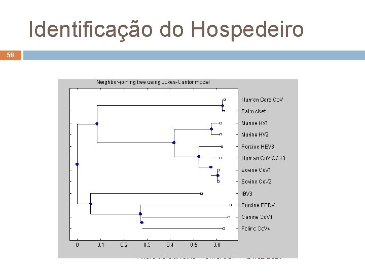 Identificação do Hospedeiro 58 André de Carvalho - ICMC/USP 24/02/2021 