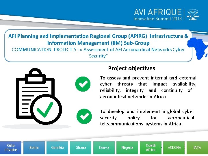 AFI Planning and Implementation Regional Group (APIRG) Infrastructure & Information Management (IIM) Sub-Group COMMUNICATION