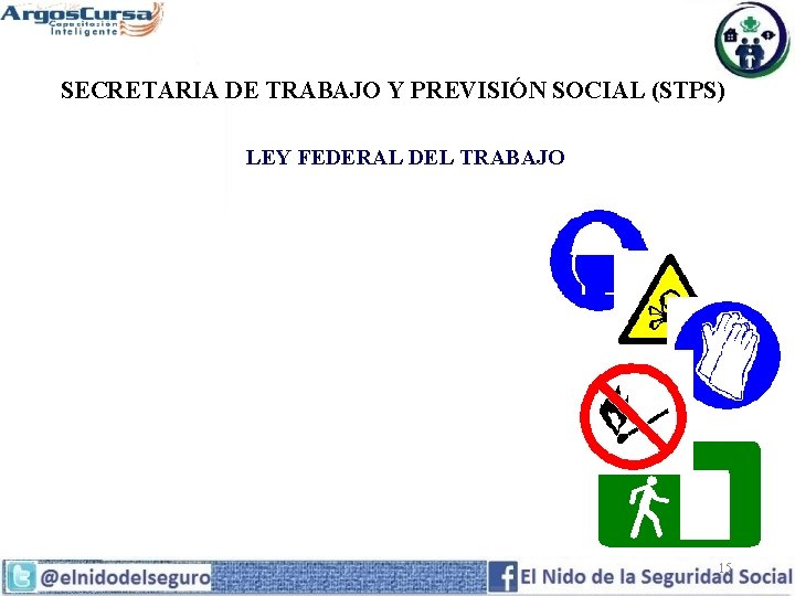 SECRETARIA DE TRABAJO Y PREVISIÓN SOCIAL (STPS) LEY FEDERAL DEL TRABAJO 15 