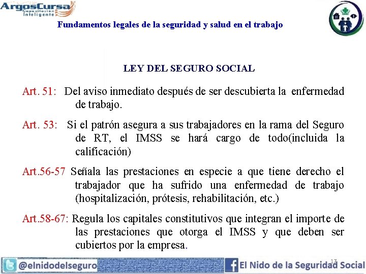 Fundamentos legales de la seguridad y salud en el trabajo LEY DEL SEGURO SOCIAL