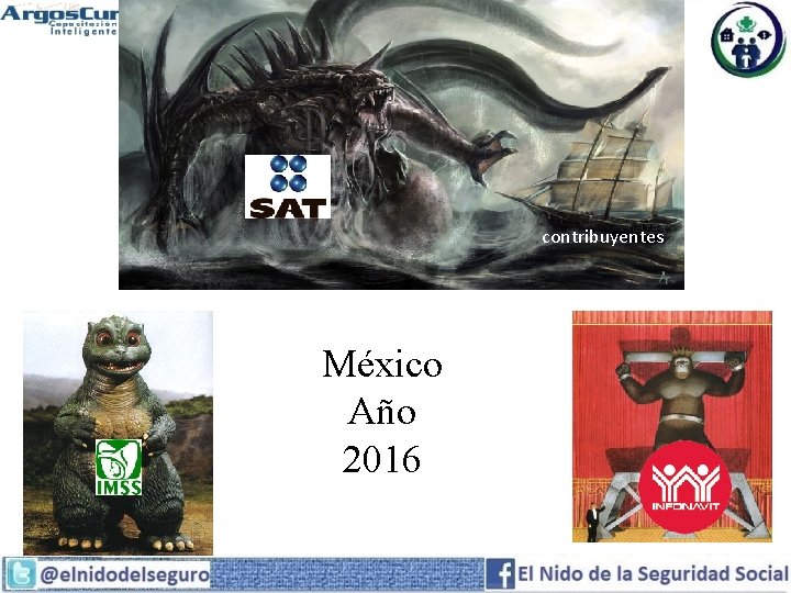 contribuyentes México Año 2016 
