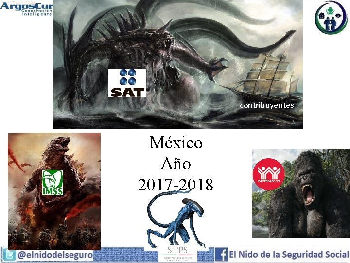 contribuyentes México Año 2017 -2018 
