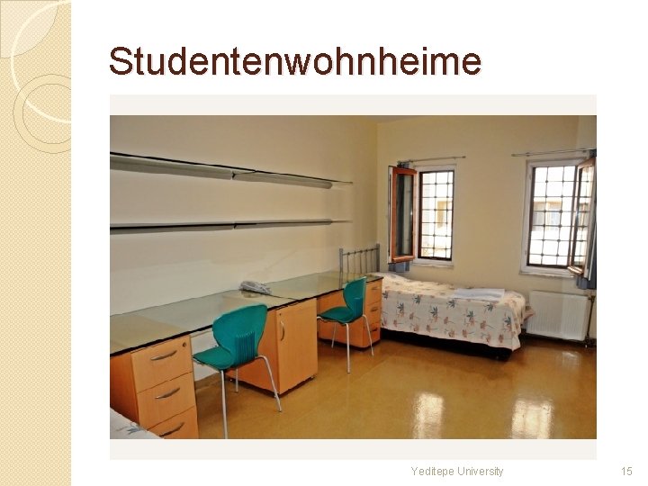 Studentenwohnheime Yeditepe University 15 