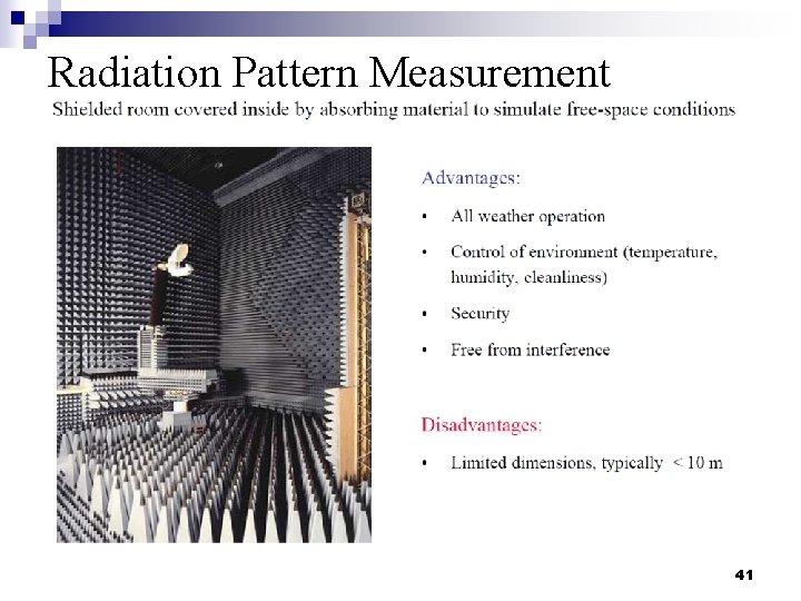 Radiation Pattern Measurement 41 