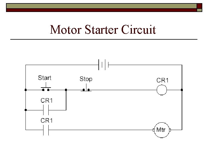 Motor Starter Circuit 