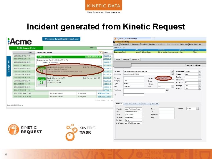 Incident generated from Kinetic Request 10 10 