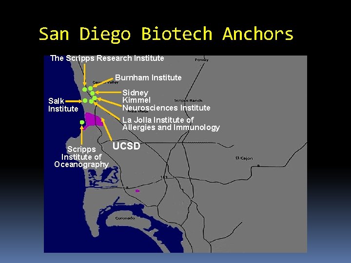 San Diego Biotech Anchors The Scripps Research Institute Burnham Institute Salk Institute Sidney Kimmel