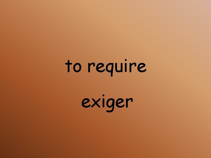 to require exiger 