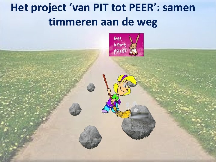 Het project ‘van PIT tot PEER’: samen timmeren aan de weg 