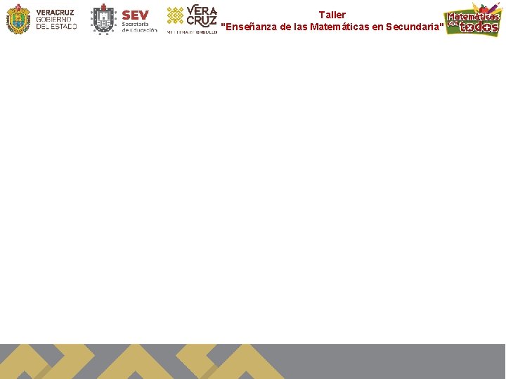 Taller "Enseñanza de las Matemáticas en Secundaria" 