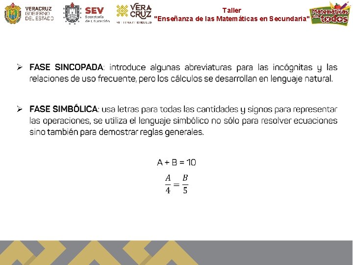 Taller "Enseñanza de las Matemáticas en Secundaria" 