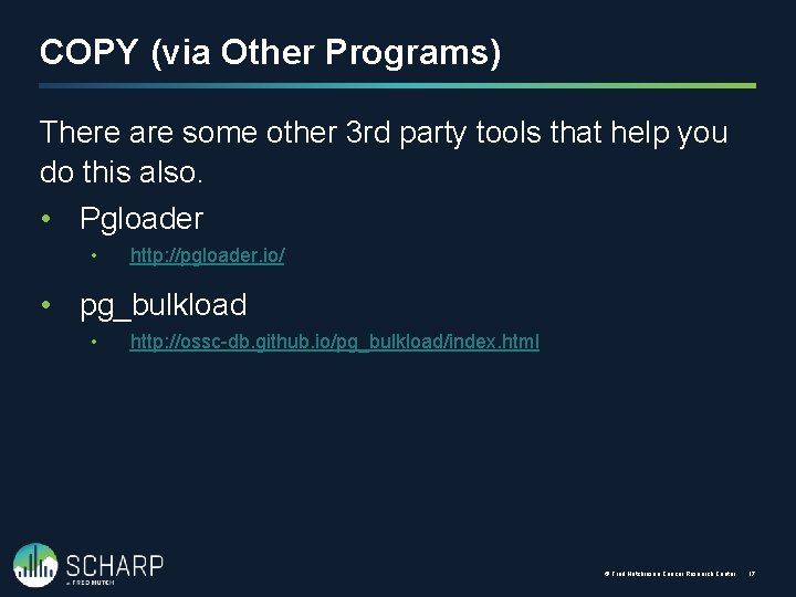 COPY (via Other Programs) There are some other 3 rd party tools that help
