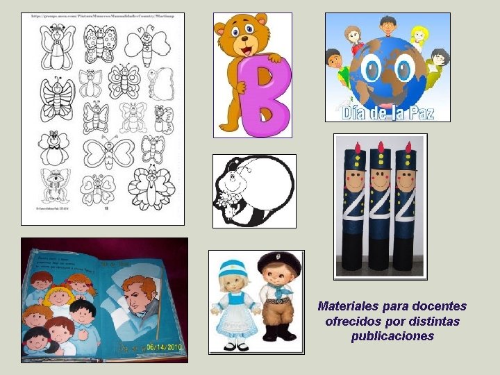 Materiales para docentes ofrecidos por distintas publicaciones 