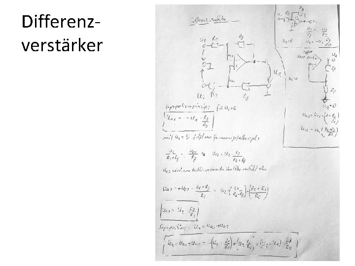 Differenzverstärker 