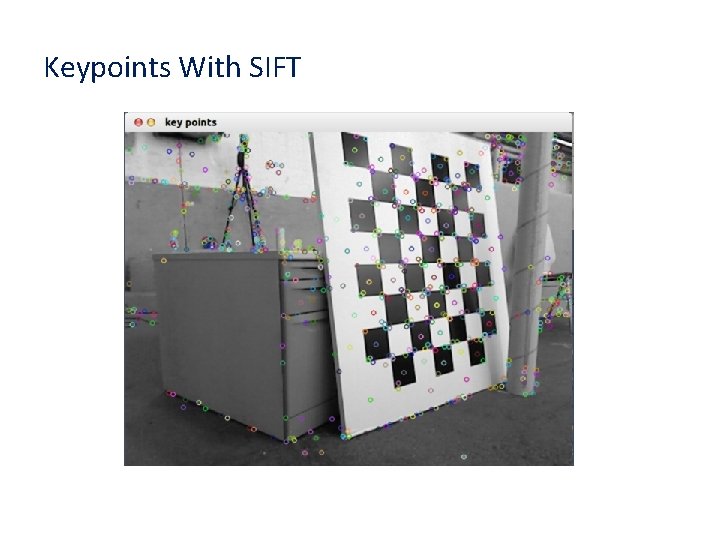 Keypoints With SIFT 