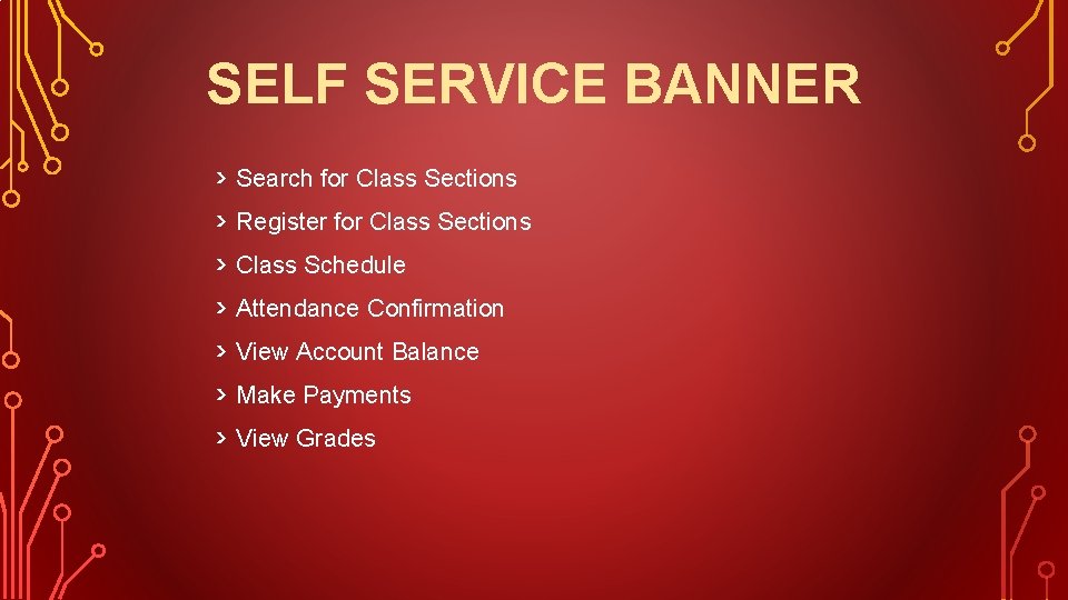 SELF SERVICE BANNER › Search for Class Sections › Register for Class Sections ›