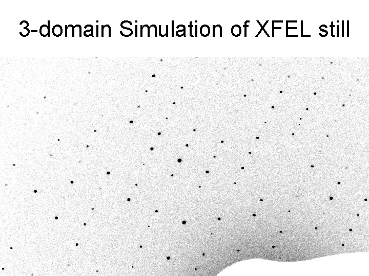 3 -domain Simulation of XFEL still 