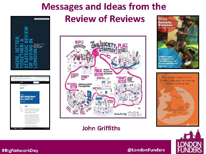 Messages and Ideas from the Review of Reviews John Griffiths #Big. Network. Day @London. Messages and Ideas from the Review of Reviews John Griffiths #Big. Network. Day @London.