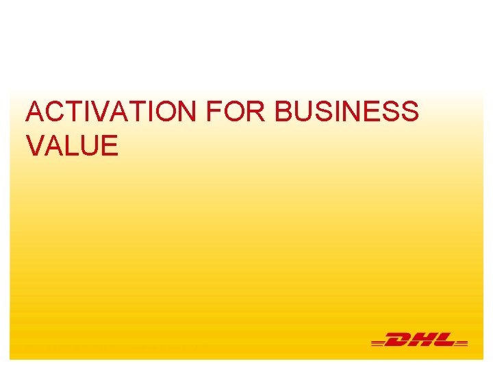 ACTIVATION FOR BUSINESS VALUE 24 The Rolling Stones Exhibit Roadbook | February 2018 