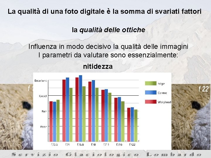 La qualità di una foto digitale è la somma di svariati fattori la qualità